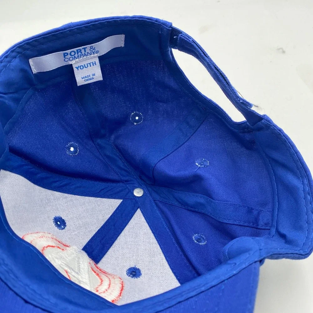AVENGERS Port & Company Marvel Avengers Baseball Hat Youth Blue Cotton‎ Logo Cap